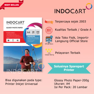 IndoCart AGFAPHOTO Kertas Foto-Inkjet Photo Paper Glossy 200gr-A4