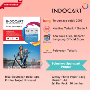 IndoCart AGFAPHOTO Kertas Foto-Inkjet Photo Paper Glossy 230gr-A4