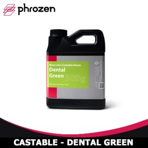 INDOCART Tinta Resin Phrozen Wax-Like Castable Dental Green-500gr